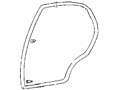 1998 Hyundai Accent Weather Strip - 83140-22000