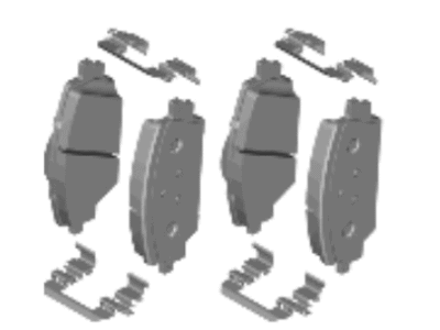 2022 Hyundai Santa Fe Hybrid Brake Pad Set - 58101-P2A05