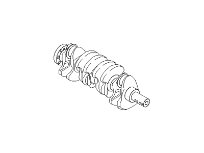 Hyundai 23111-25200 Crankshaft