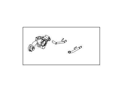 Genuine Hyundai 25620-37105 Thermostat Housing Assembly Genuine Hyundai 25620-37105 Thermostat Housing Assembly