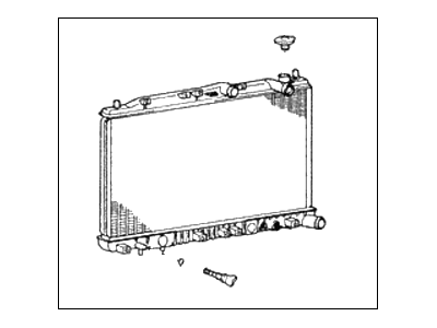 1997 Hyundai Sonata Radiator - 25310-34050