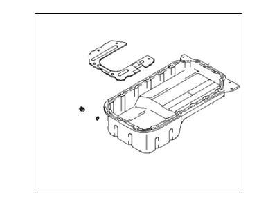 Hyundai 21520-23602 Pan Assembly-Engine Oil