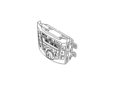 Hyundai 97250-A5AH0-GU Heater Control Assembly