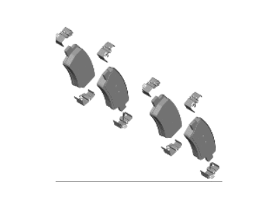 2023 Hyundai Elantra Brake Pad Set - 58302-AAA60