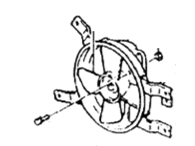 1986 Hyundai Excel Fan Motor - 25380-21250