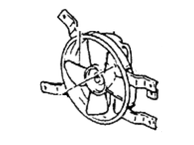 1986 Hyundai Excel Fan Blade - 25231-21250