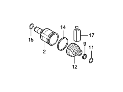 Hyundai Veloster N CV Joint - 495L3-K9250