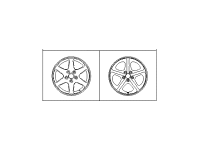Hyundai 52910-3K210 Aluminium Wheel Assembly