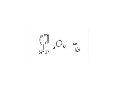 Hyundai 57150-25A00 Seal Kit-Power Steering Oil Pump