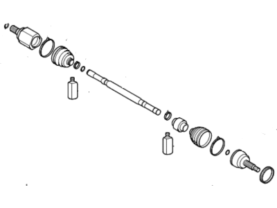 Hyundai Tucson Axle Shaft - 49500-2S710