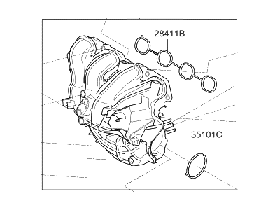 Hyundai 28310-2B760 Manifold Assembly-Intake