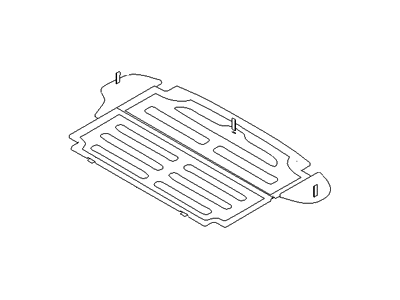 Hyundai 85710-2L700-9K Cover Assembly-Luggage Tray,RH