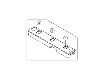 Hyundai 85750-2L510-WK Tray Assembly-Luggage Floor Under