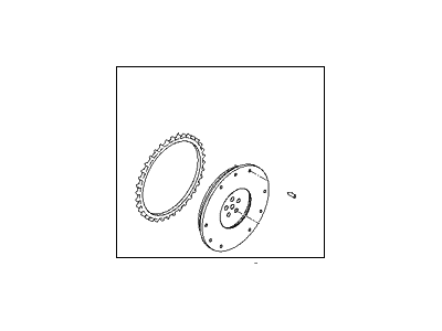 Hyundai 23200-26101 FLYWHEEL Assembly