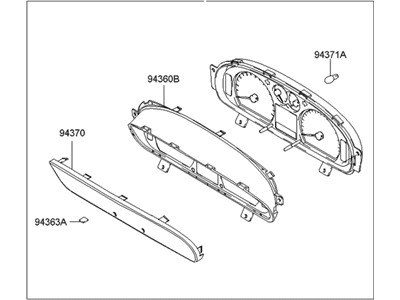 Hyundai Instrument Cluster - 94001-3D450