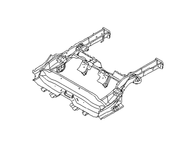 Hyundai 65700-1R350 Member Assembly-Rear Floor Under