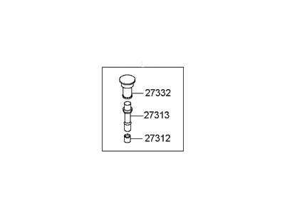 2002 Hyundai XG350 Ignition Coil - 27300-39A00