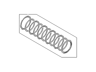 Hyundai 45575-3D000 Disk Set-Engine Clutch