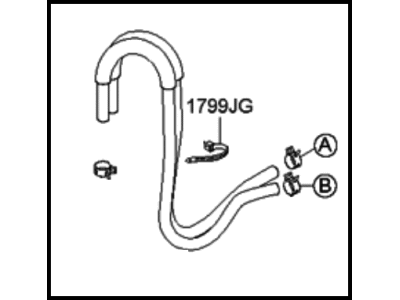 Hyundai Cooling Hose - 25420-25501