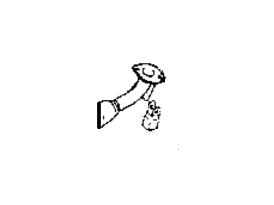 1992 Hyundai Sonata Exhaust Pipe - 28650-33110