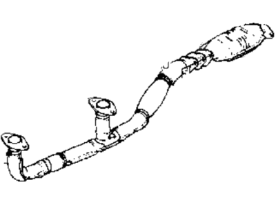 1992 Hyundai Sonata Exhaust Pipe - 28600-33200