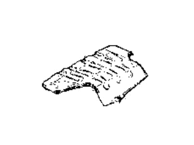 1992 Hyundai Sonata Exhaust Heat Shield - 28799-33010