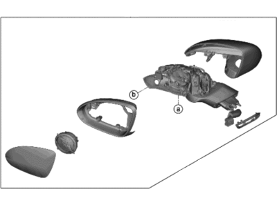 Hyundai Genesis Electrified G80 Car Mirror - 87610-JI300
