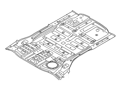 Hyundai Floor Pan - 65512-B8000