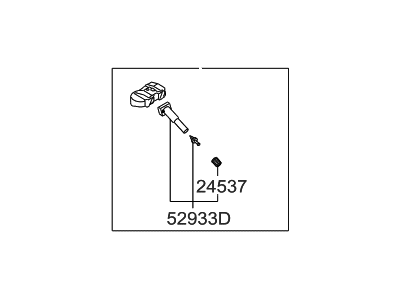 Hyundai 52933-F2000 TPMS Tire Pressure Sensor