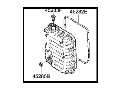 Hyundai Santa Fe Hybrid Transmission Pan - 45280-3D501