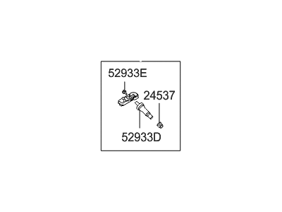 2011 Hyundai Veloster TPMS Sensor - 52933-2V000