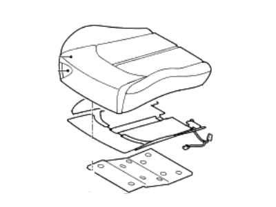 Hyundai Seat Cushion - 88203-E6000-S3G
