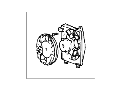 1998 Hyundai Elantra Cooling Fan Assembly - 97730-29050