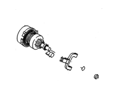 Hyundai Genesis Starter Drive Gear - 36140-3F100