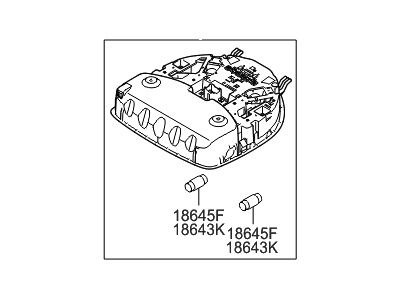 Hyundai Dome Light - 92800-B8000-OM