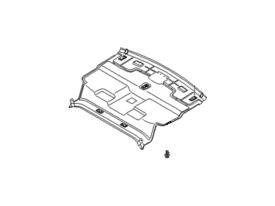 Hyundai 85720-3N100-RY Trim Assembly-Lugg Partition