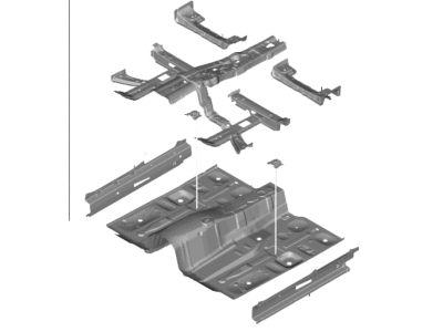 Hyundai Genesis G70 Floor Pan - 65100-G9030
