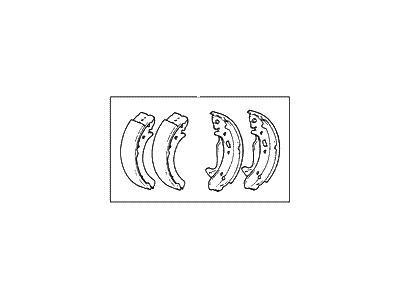 2000 Hyundai Elantra Brake Shoe - 58305-29A00