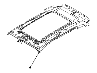 Hyundai 85410-4Z071-VYN Headlining Assembly