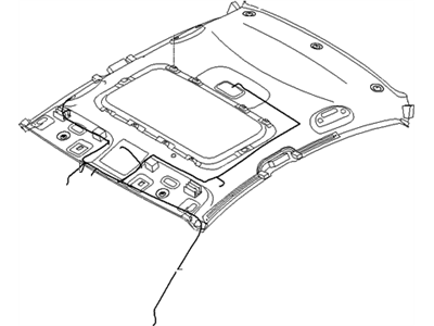 Hyundai 85313-3Y040-TX Headlining Assembly