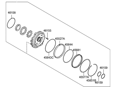 Hyundai 46100-26000 Set-Oil Pump Assembly