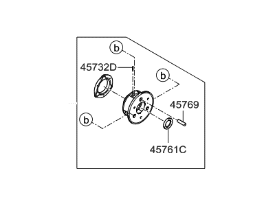 Hyundai 45760-23001 Carrier Assembly-Planet