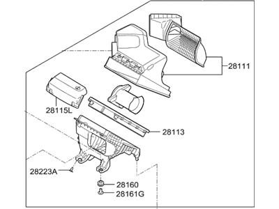 Hyundai 28110-C2320 Cleaner Assembly-Air