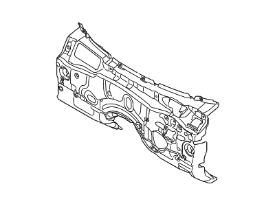 Hyundai 84120-B1000 Pad Assembly-Isolation Dash Panel