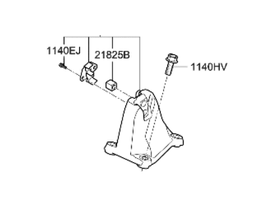 Hyundai Elantra N Motor And Transmission Mount - 43120-24AN0