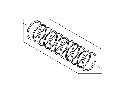 Hyundai 45525-2F210 Disk Set-Clutch