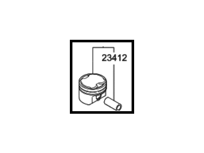 2010 Hyundai Santa Fe Piston - 23410-2G220