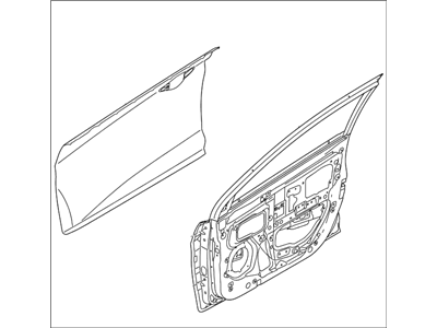 Hyundai 76004-1R300 Panel Assembly-Front Door,RH