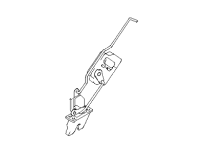 2001 Hyundai Elantra Tailgate Lock Actuator Motor - 81240-2D200