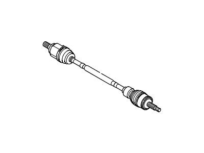 Hyundai 49500-4W000 Shaft Assembly-Drive,LH